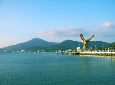 kartal heykeli, langkawi, Malezya