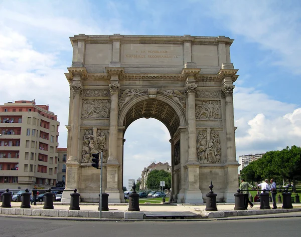 Arch of Triumph in Marseilles — Stock Photo, Image