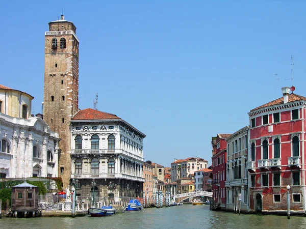 Gebäude am Canal Grande, Venedig — Stockfoto