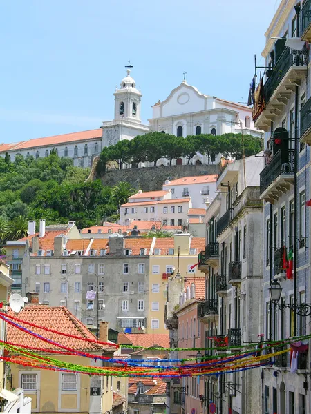 Στο κέντρο της πόλης της Λισσαβόνας, Πορτογαλία — Φωτογραφία Αρχείου