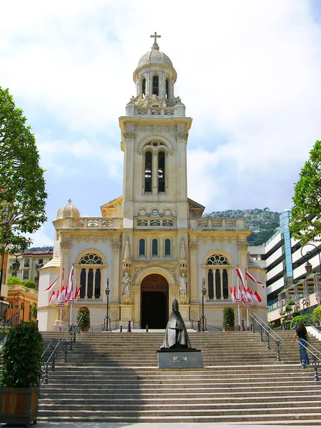 Kerk van saint charles, monaco — Stockfoto