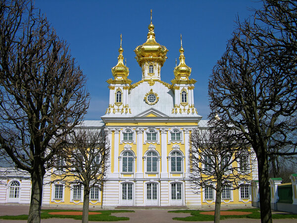 Church of Big Palace, Peterhof, Russia