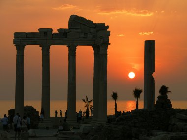 Temple of Apollo, Side, Turkey clipart