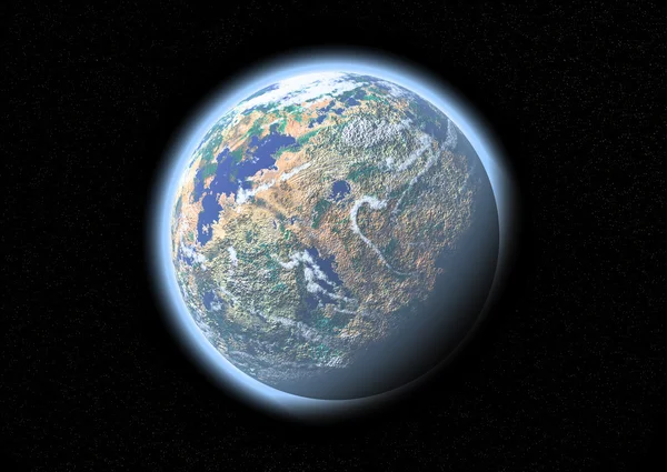 stock image Planet in the space