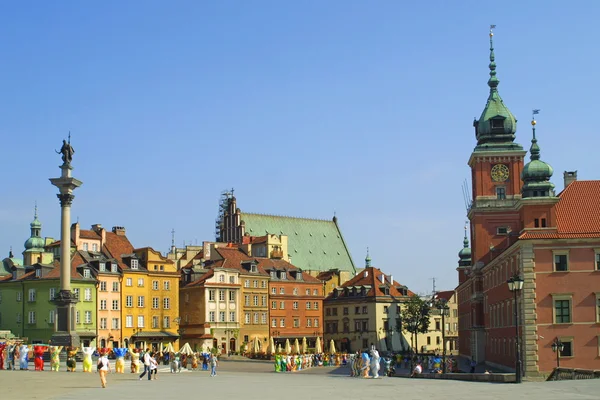 Castle square, Varsó, Lengyelország — Stock Fotó