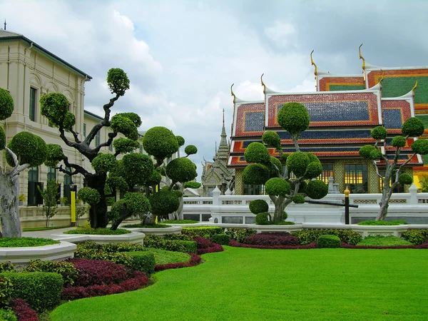 Μεγαλειώδες παλάτι πολύπλοκες, Μπανγκόκ, Ταϊλάνδη — Φωτογραφία Αρχείου