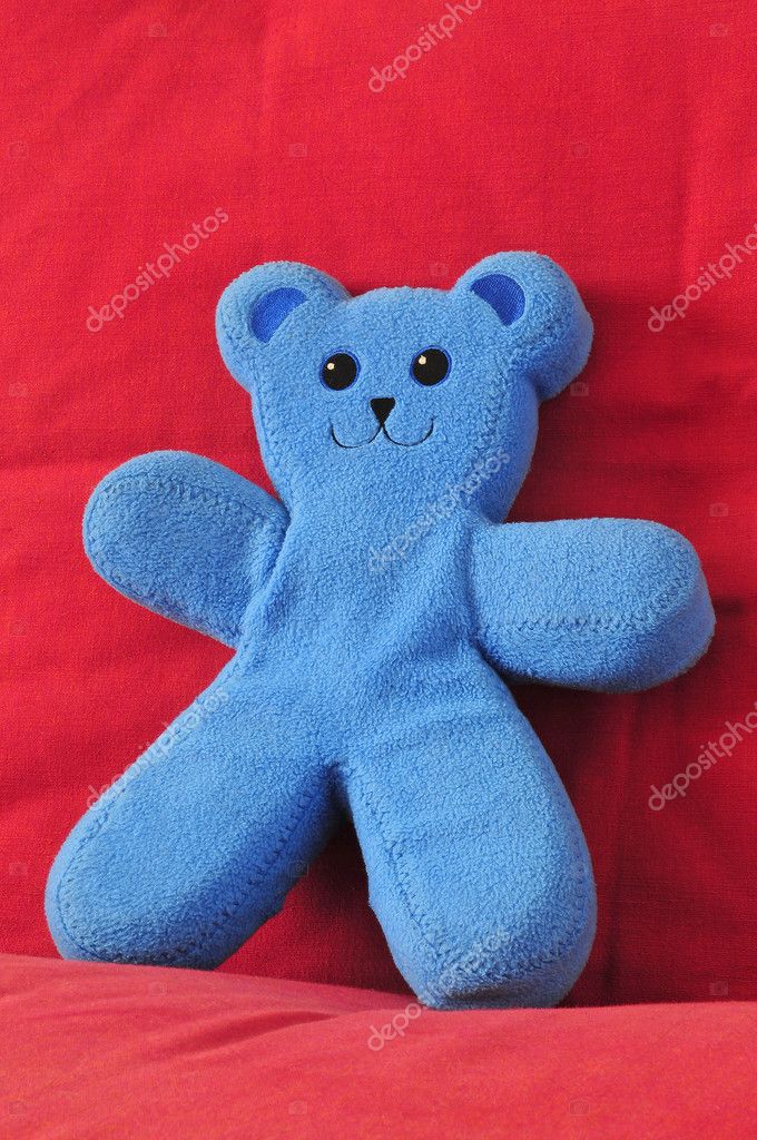 dark blue teddy bear