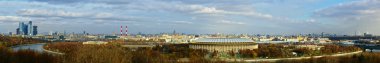 Panorama of Moscow clipart