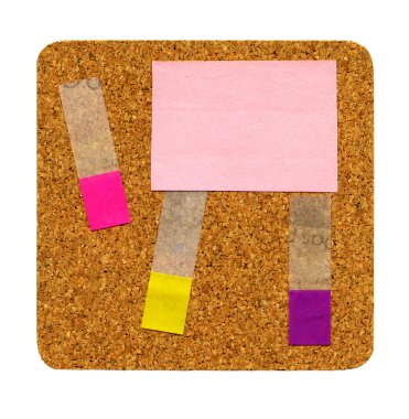 Cork board clipart