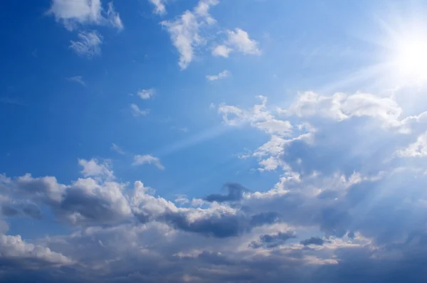 太陽と雲 — ストック写真
