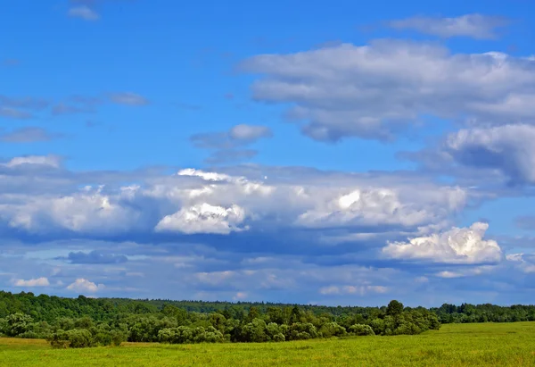 Vista céu nublado — Fotografia de Stock