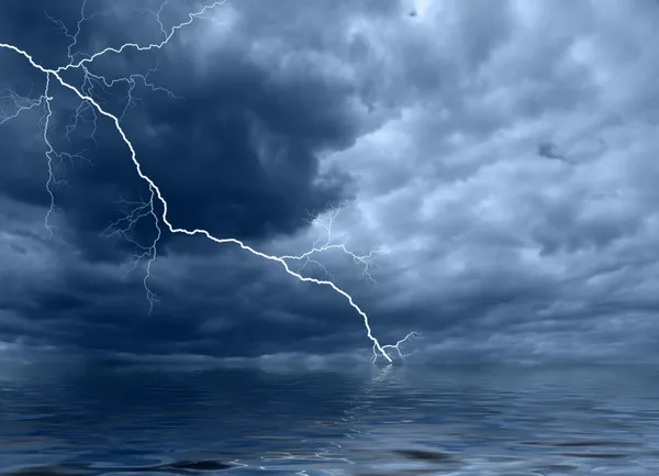Ocean thunderstorm A — Stock Photo, Image