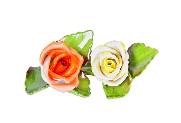 Ceramiczne róż — Zdjęcie stockowe