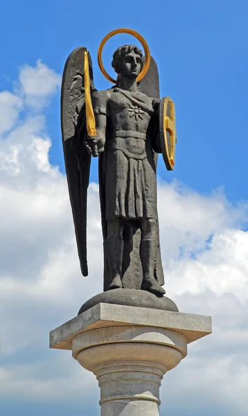 stock image Archangel michael statue