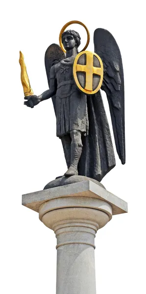 Ærkeengel michael statue - Stock-foto