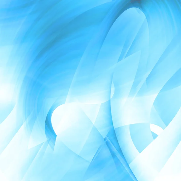 Blau abstrakte fantastische Wellen — Stockfoto