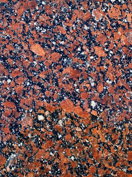 stock image Polished red granite texture