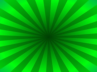 Green rays clipart