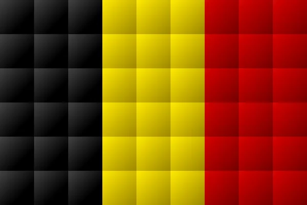 比利时的旗子 — 图库照片