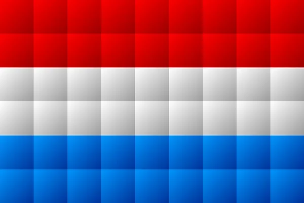 Bandeira do Luxemburgo — Fotografia de Stock