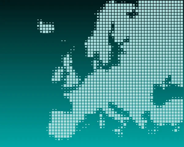 Európa-Térkép — Stock Fotó