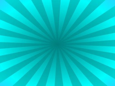 Turquoise rays clipart