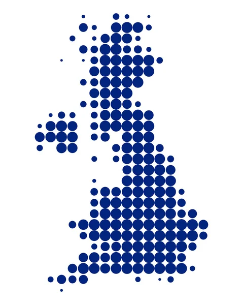 El mapa de Gran Bretaña —  Fotos de Stock