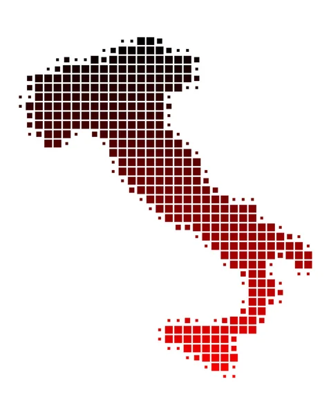 Карта Италии — стоковое фото