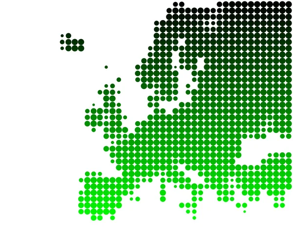 Kart over Europa – stockfoto