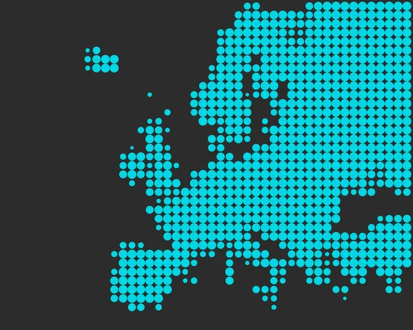 Mapa Europy — Zdjęcie stockowe