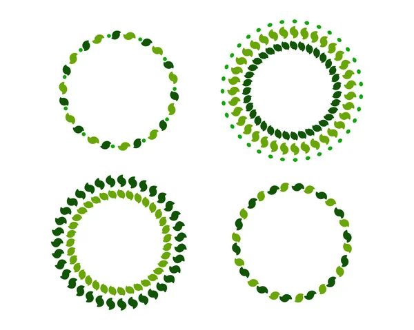 stock image Green wreaths