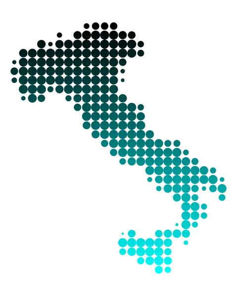 Mapa de Italia — Foto de Stock