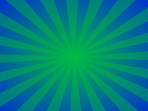 Blue and green rays — Stock Photo, Image
