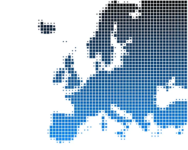Мапа Європи — стокове фото