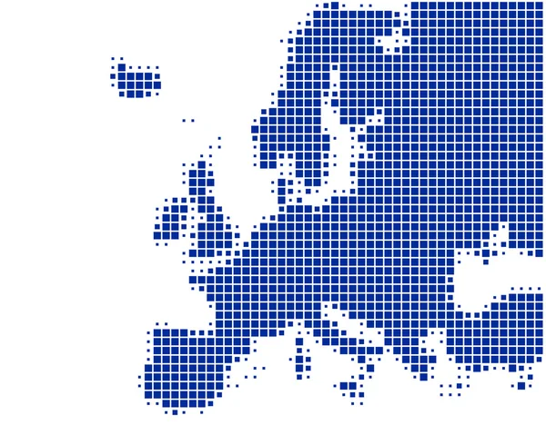 Mapa Evropy — Stock fotografie