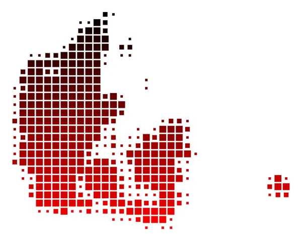 デンマークのマップ — ストック写真
