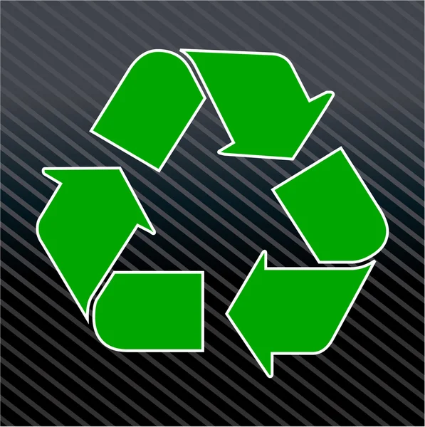 Recycling-Symbol — Stockvektor