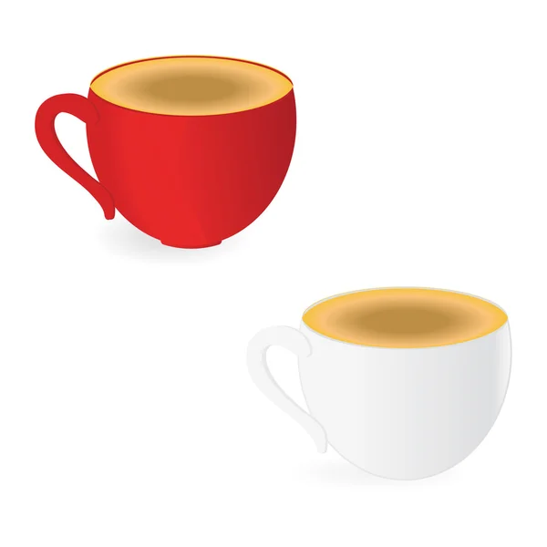 Tassen Kaffee — Stockvektor