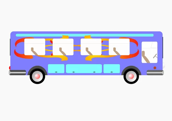 Der Passagierbus — Stockvektor