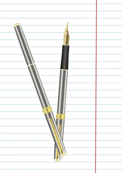 Ручка с чернилами — стоковый вектор