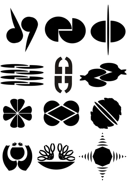 Ejemplos de logotipos — Vector de stock