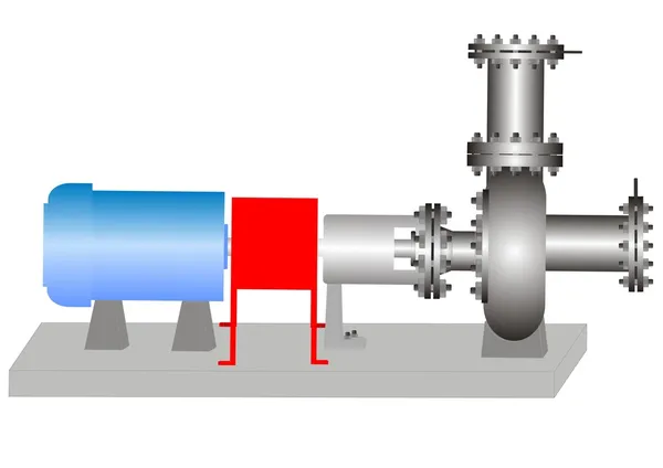 La pompe centrifuge — Image vectorielle