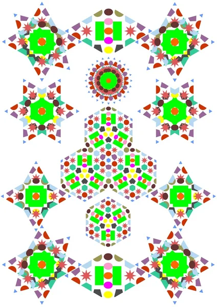 Kaleidoskopmuster — Stockvektor