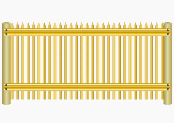 Wooden fence. — Stock Vector
