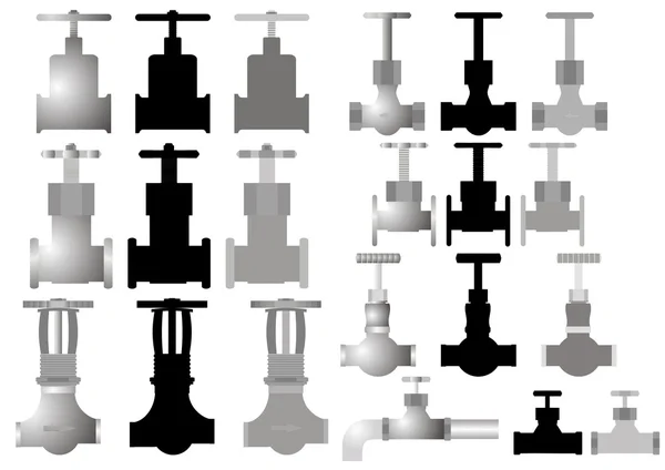 Variété de robinet . — Image vectorielle