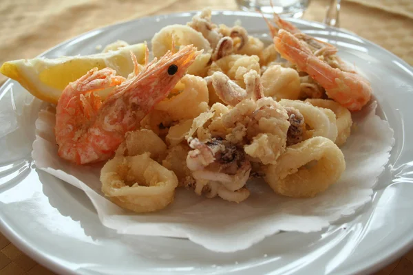 イタリア。リグーリア州。海の食べ物 — ストック写真