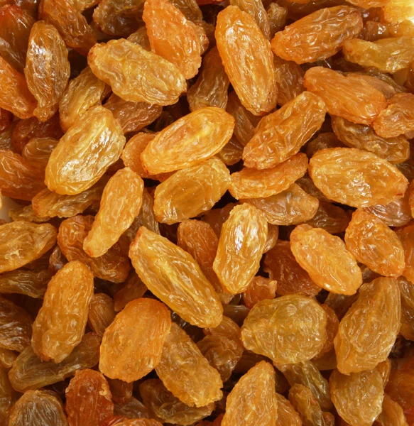 Yellow raisin as background — Stock Photo, Image