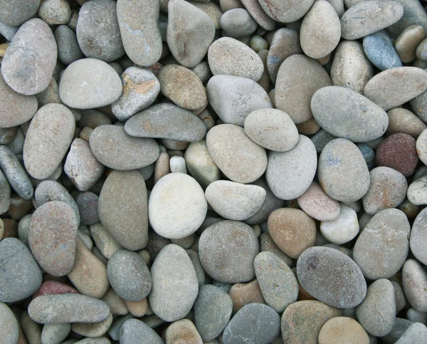 Grå stenar på stranden som bakgrund — Stockfoto
