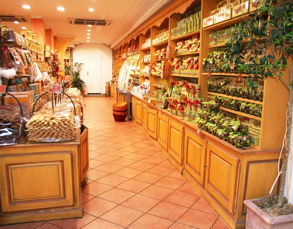 Fransa. güzel. küçük dükkan — Stok fotoğraf