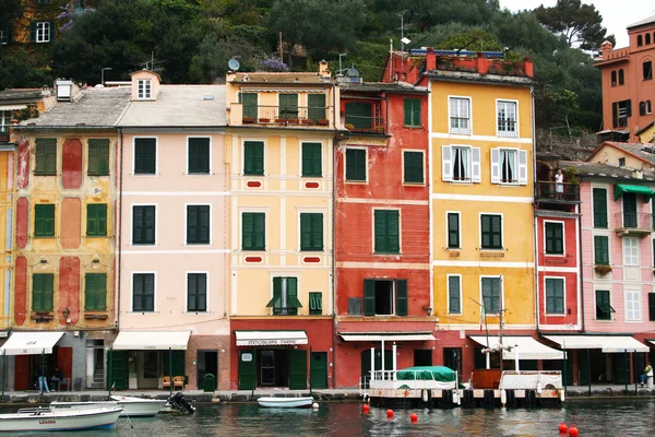 Italien, portofino harbor — Stockfoto